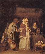 TERBORCH, Gerard The Letter oil painting reproduction